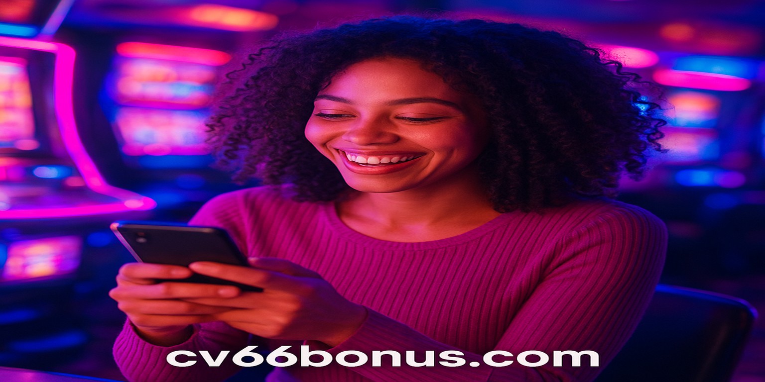 cv66 অ্যাপটি ব্যবহার করছেন একজন নারী